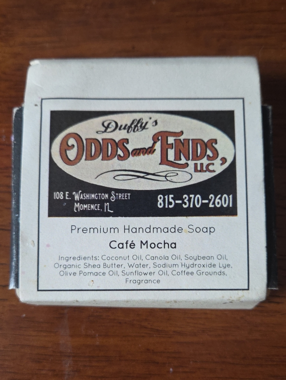 Handmade Café Mocha Handmade Soap - Brown & Cream